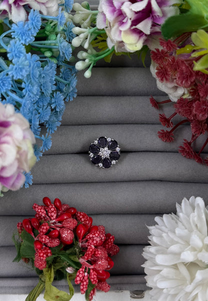 Julia American Diamond Ring (Adjustable)