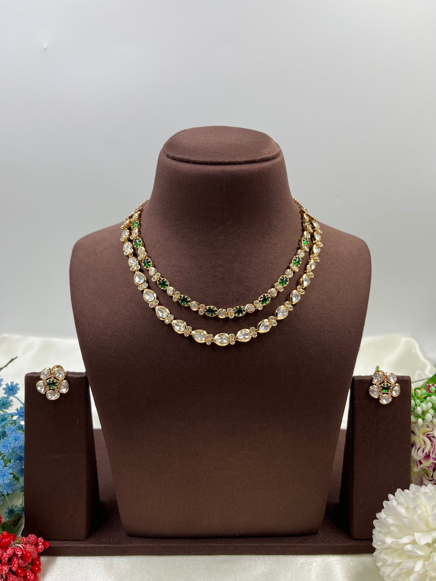 Madhavi Moissanite Delicate Necklace