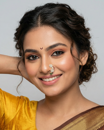 Smita Moissanite Nose Ring