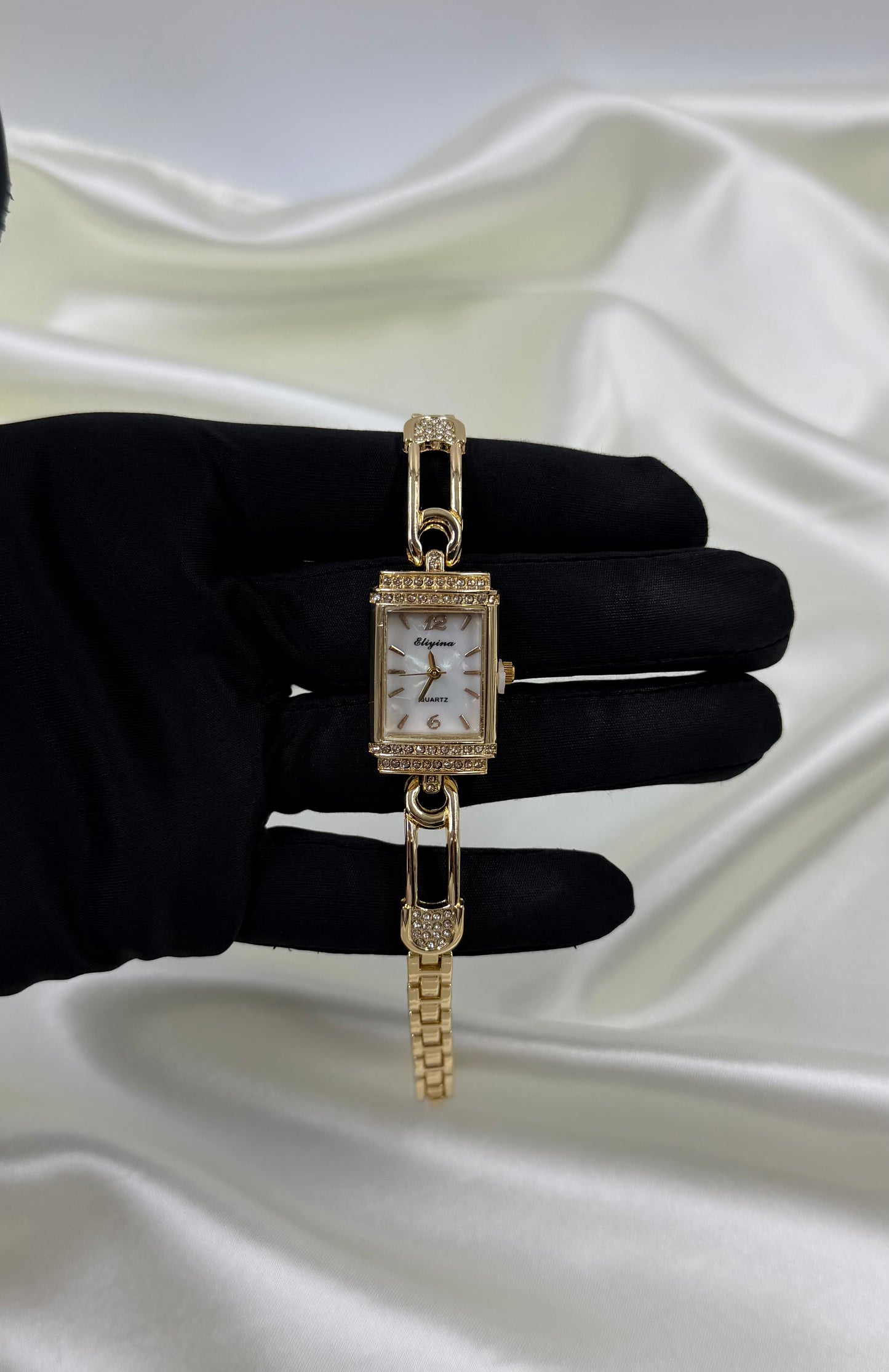 Nidhi Gold Stainless Steel Watch (Adjustable)