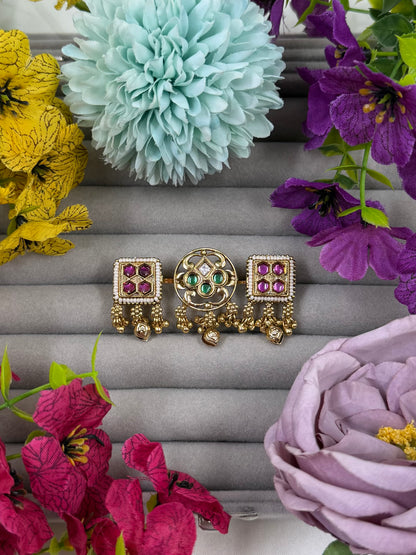 Sneha Heritage Ring (Adjustable)