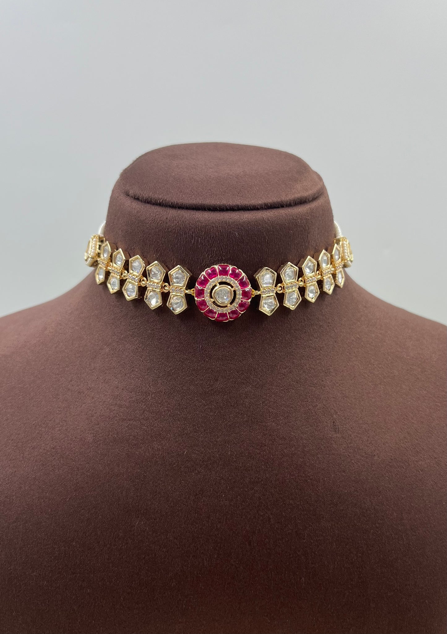 Zoya Moissanite Choker Necklace