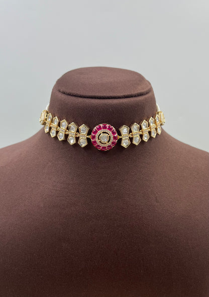 Zoya Moissanite Choker Necklace
