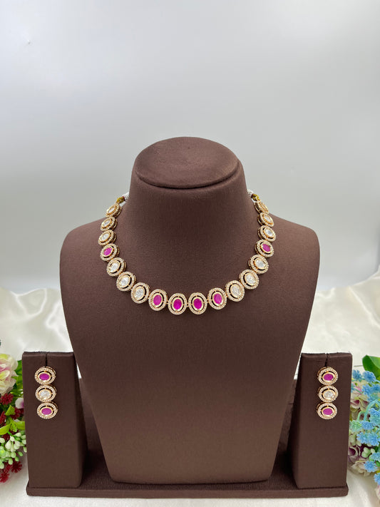 Gilded Bloom Premium Moissanite Necklace