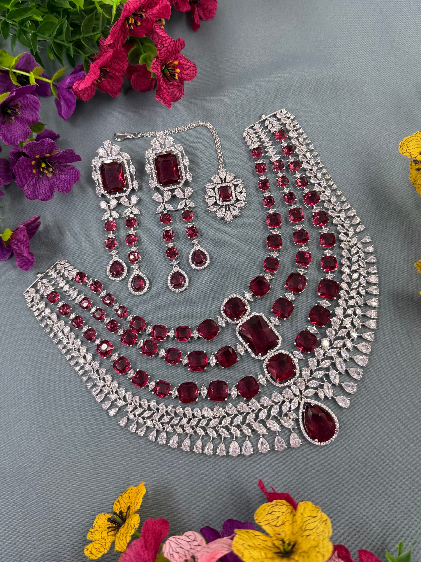 Arathi American Diamond Necklace