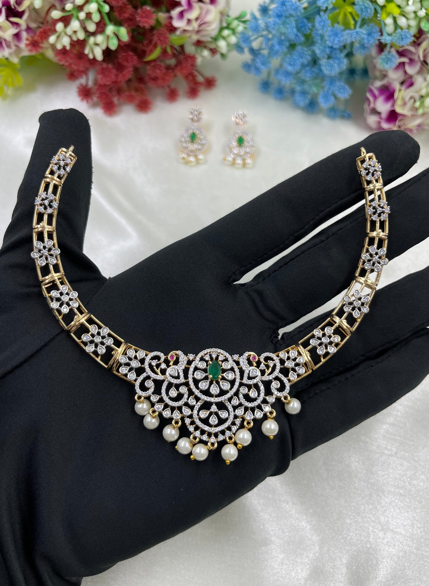 Harini Traditional Micro Gold Necklace