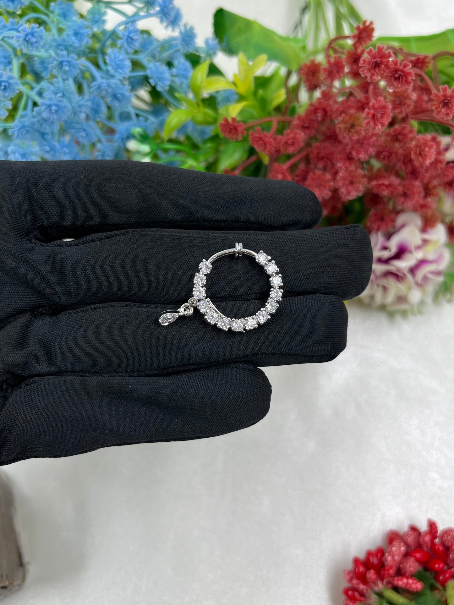 Anne American Diamond Nose Ring