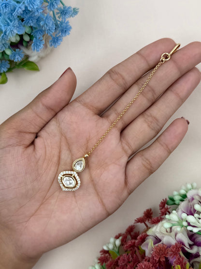 Sanvi Moissanite Mang Tika