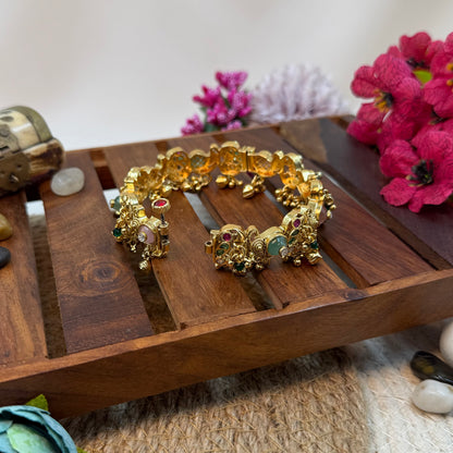 Nitya Heritage Pastel Bangles (Openable)