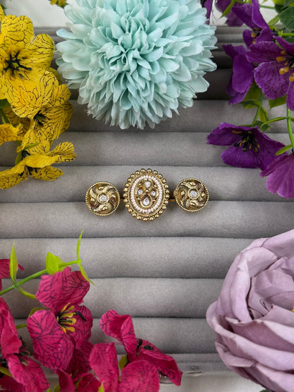 Kriti Heritage Ring (Adjustable)