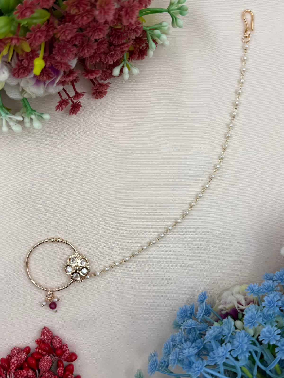 Kashvi Traditional Indian Nose Ring