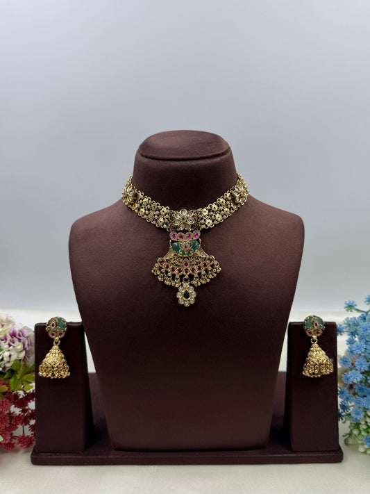 Renuka Premium Chorski Necklace Set
