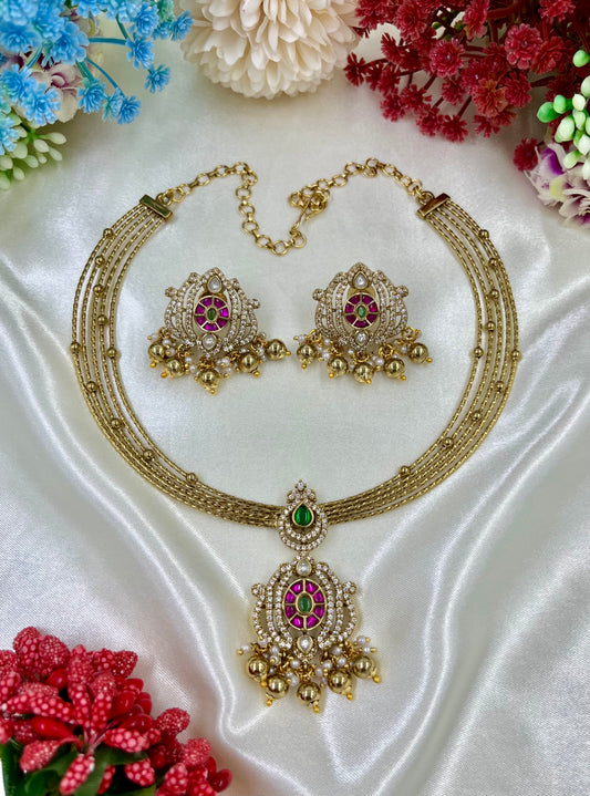 Usha Premium Victorian Hasli Necklace