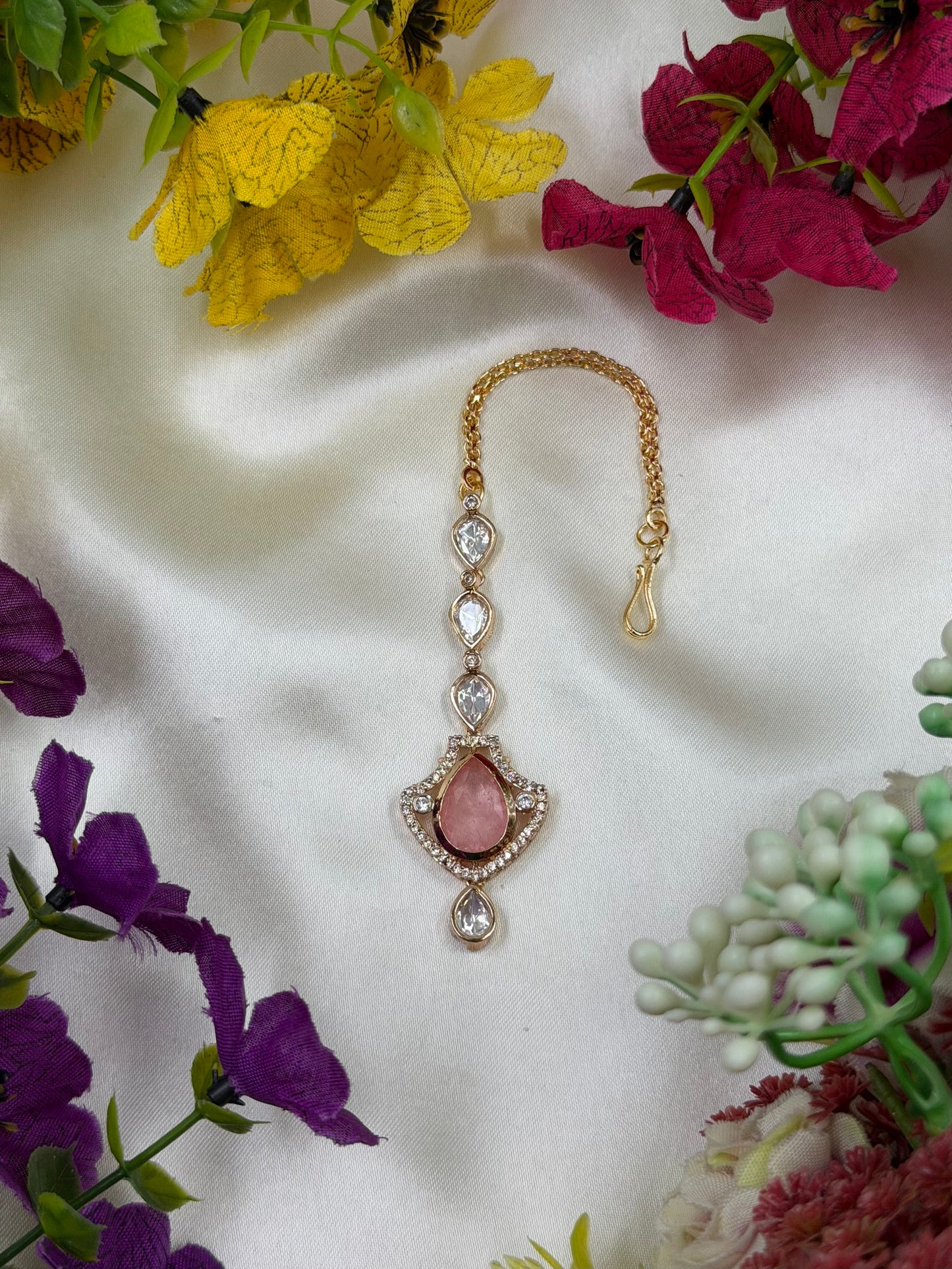 Juhi Moissanite Mang Tika