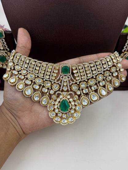 Ridhima Jaipuri Kundan Choker Necklace Set