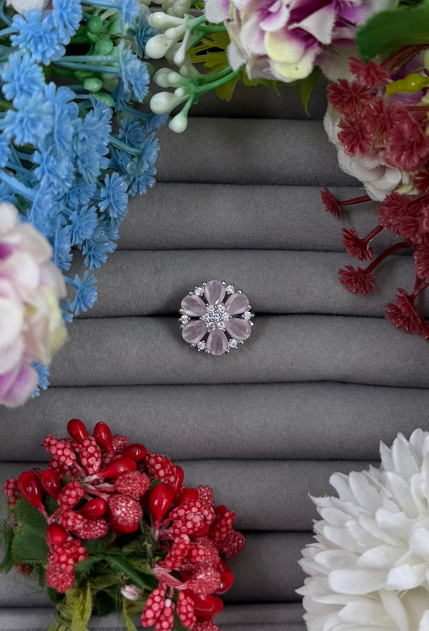 Julia American Diamond Ring (Adjustable)
