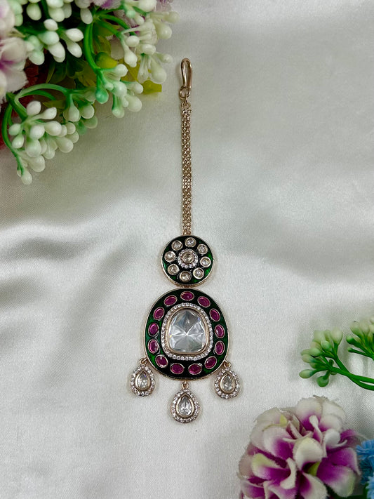 Tanu Moissanite Mang Tika