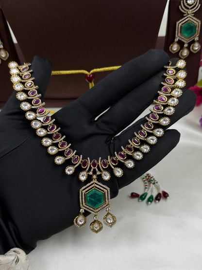 Sneha Victorian Necklace