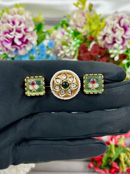 Rohini Heritage Two Finger Ring