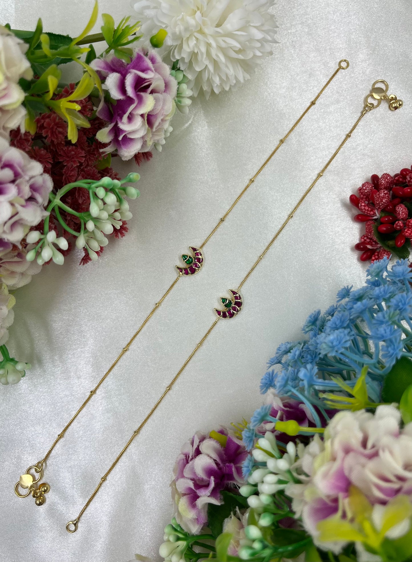 Sejal Pachi Kundan Anklet