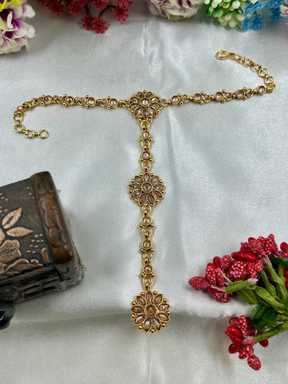 Traditional Gold Hath Panja (One Pis)