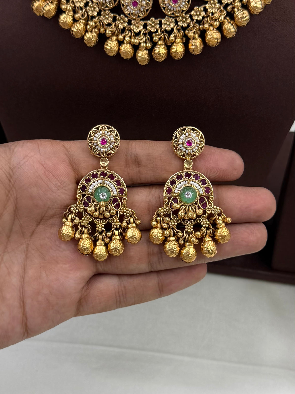 Kamini Premium Chorski Necklace Set