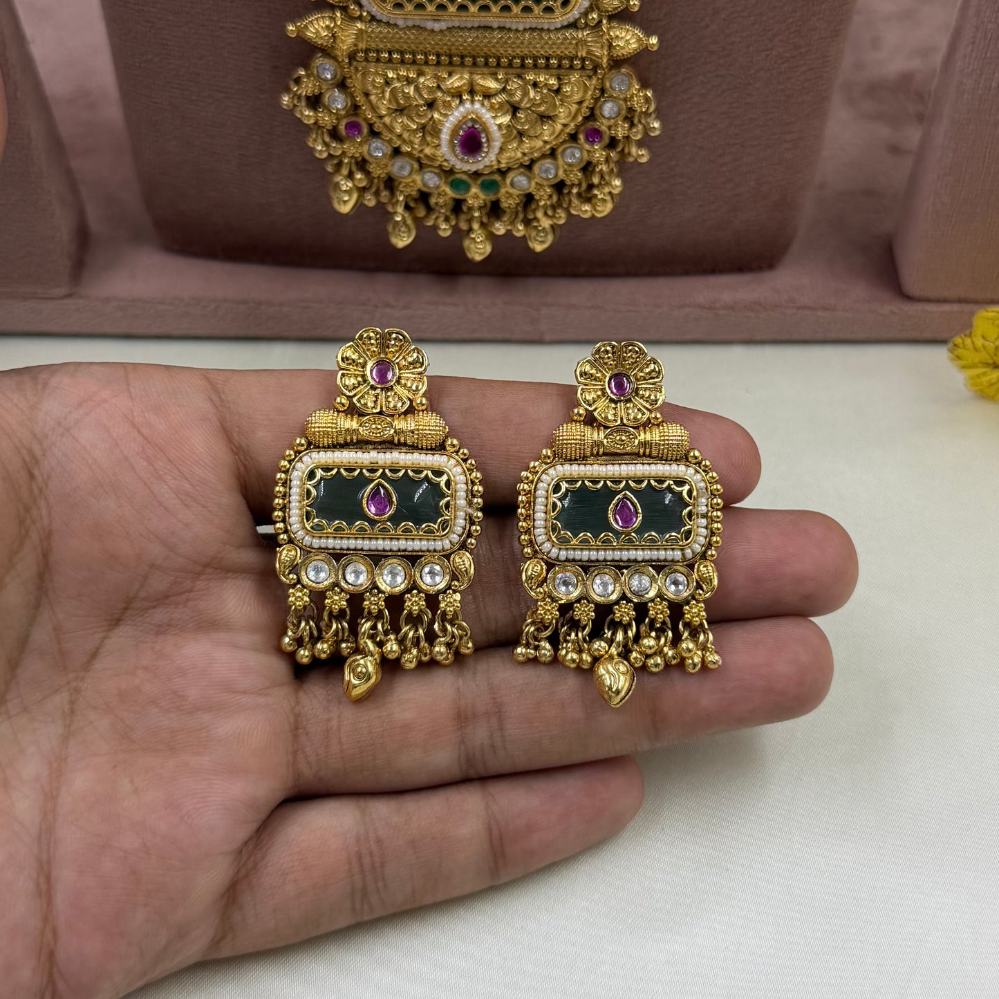 Kalyani Heritage Long Necklace Set
