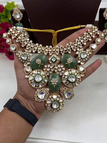 Rashmi Premium Jaipuri Kundan Necklace Set