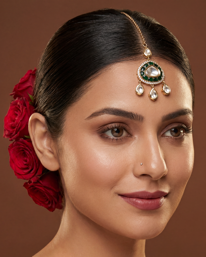 Manisha Moissanite Mang Tika
