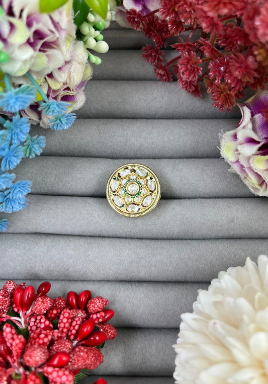 Asmi Moissanite Ring