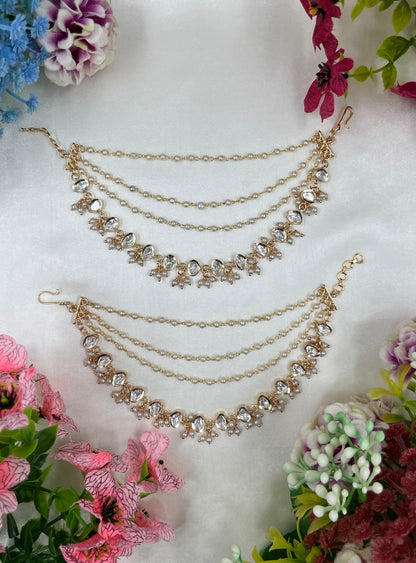 Madhuri Moissanite Earchain