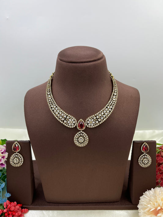 Herry Victorian American Diamond Necklace