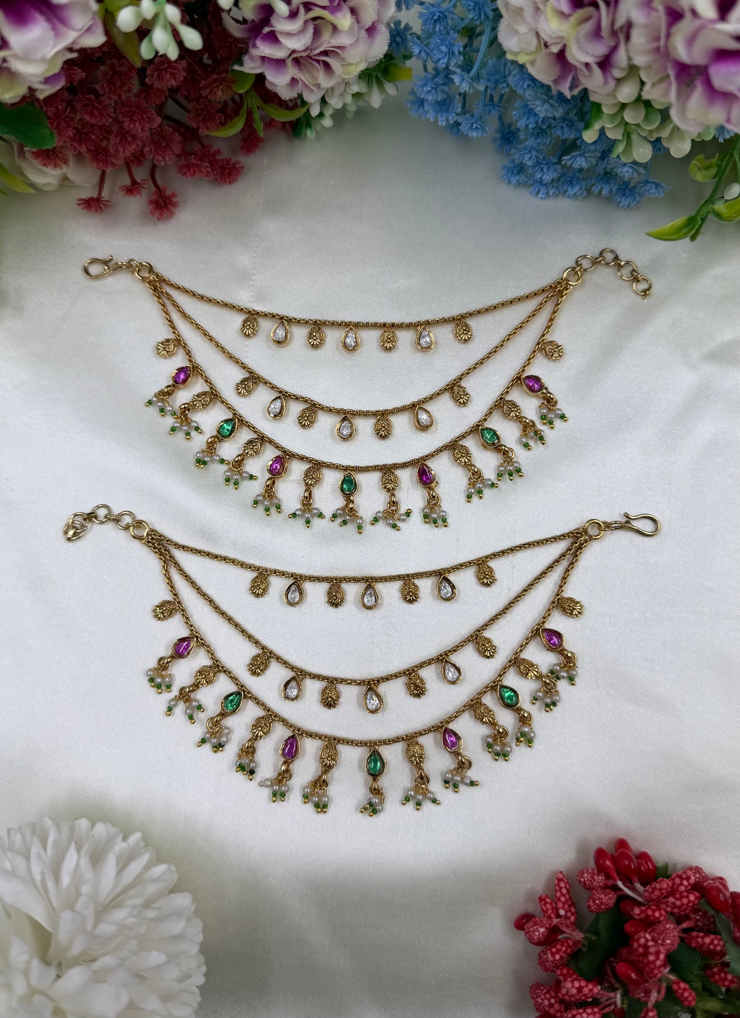 Saanvi Heritage Ear Chain