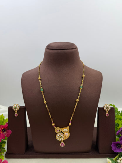 Nita Chorski Delicate Semi Long Necklace Set