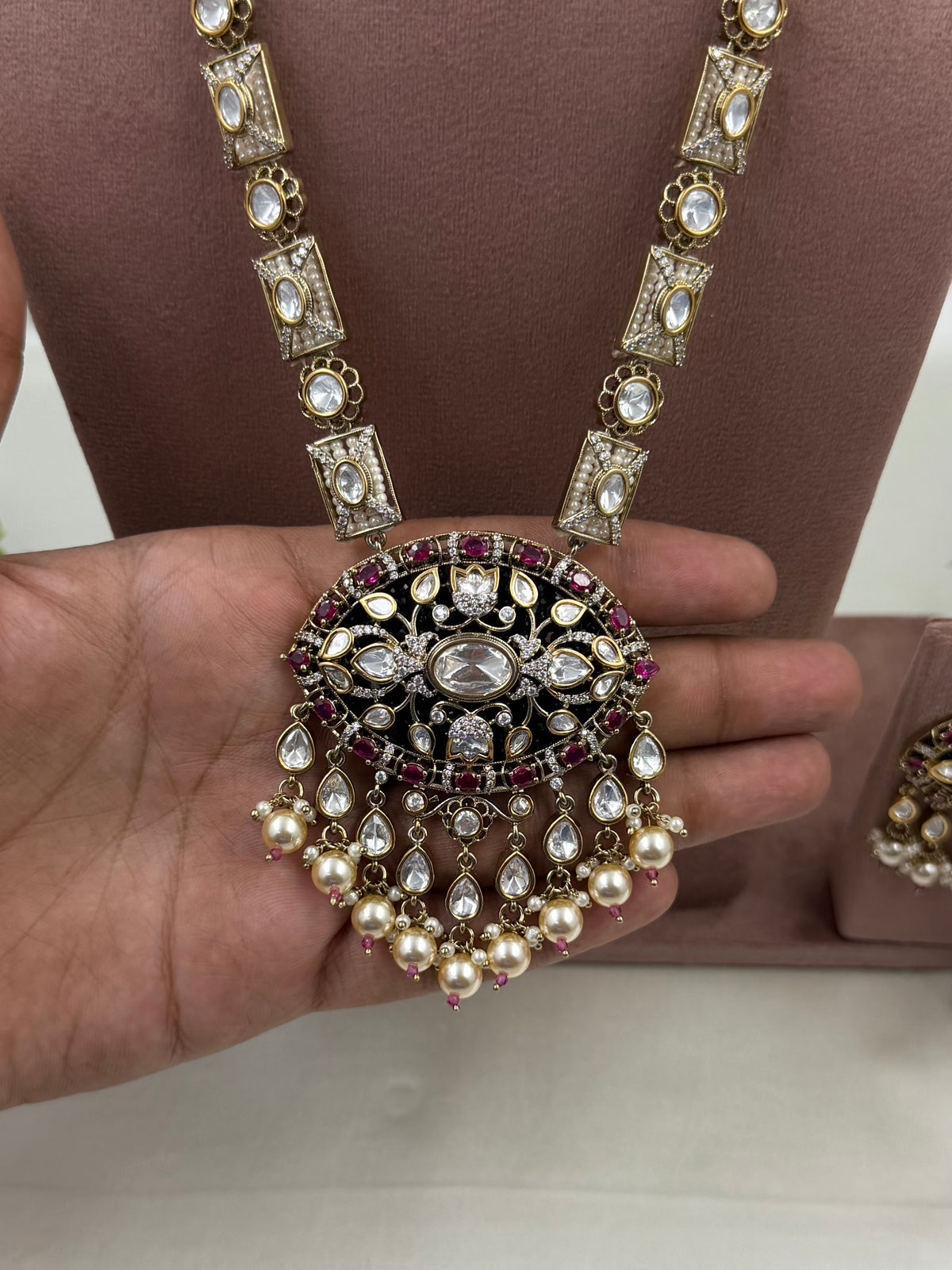 Phulwati Premium Victorian Long Necklace Set