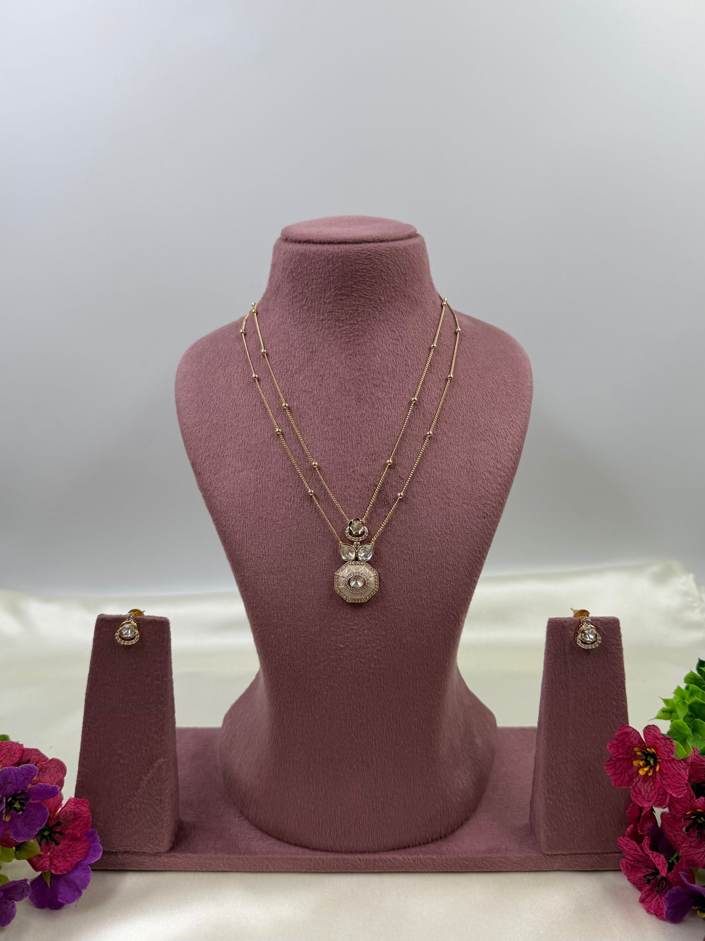 Ponam Moissanite Chain Pendant