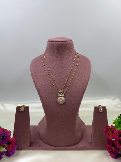 Ponam Moissanite Chain Pendant