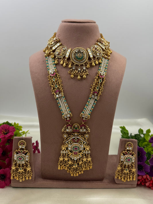 Aparna Heritage Chorski Combo Necklace Set