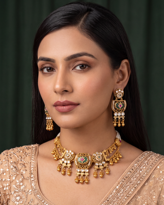 Isha Heritage Chorski Necklace Set