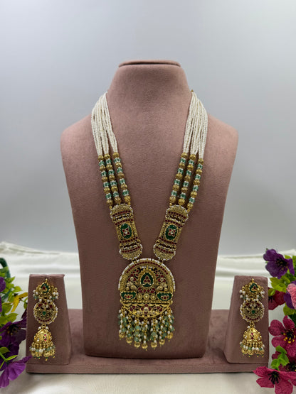 Supriya Pachi Kundan Heritage Long Necklace Set