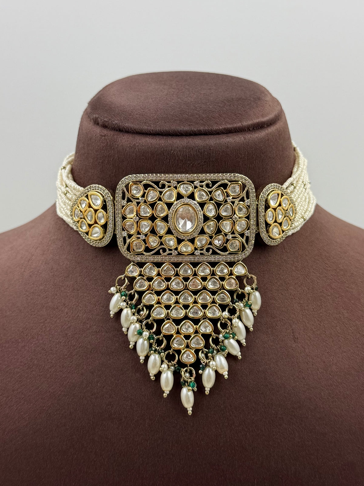 Sneha Victorian Choker Necklace Set