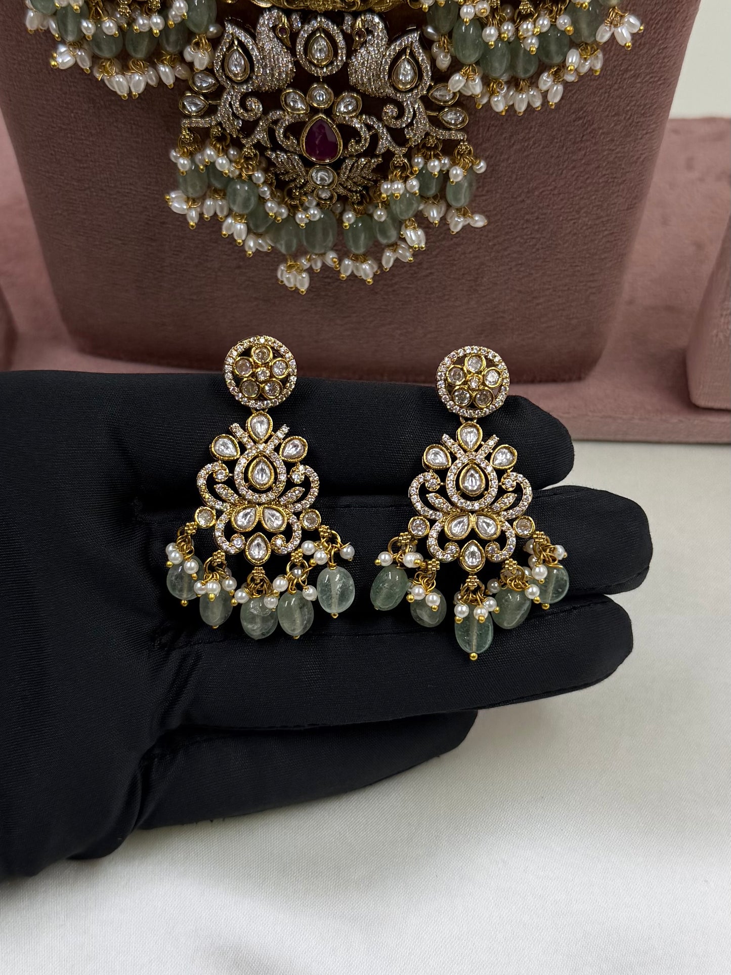 Anita Traditional Temple Combo Set