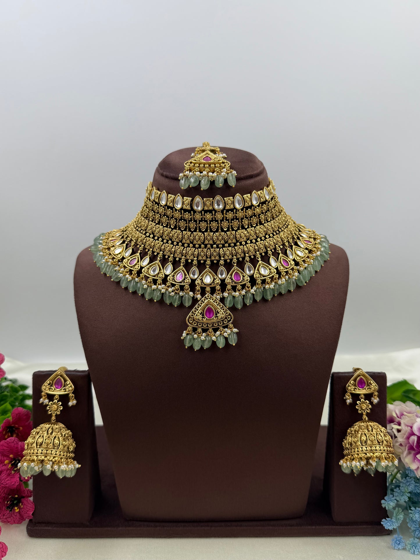 Tvesha Premium Heritage Choker Set