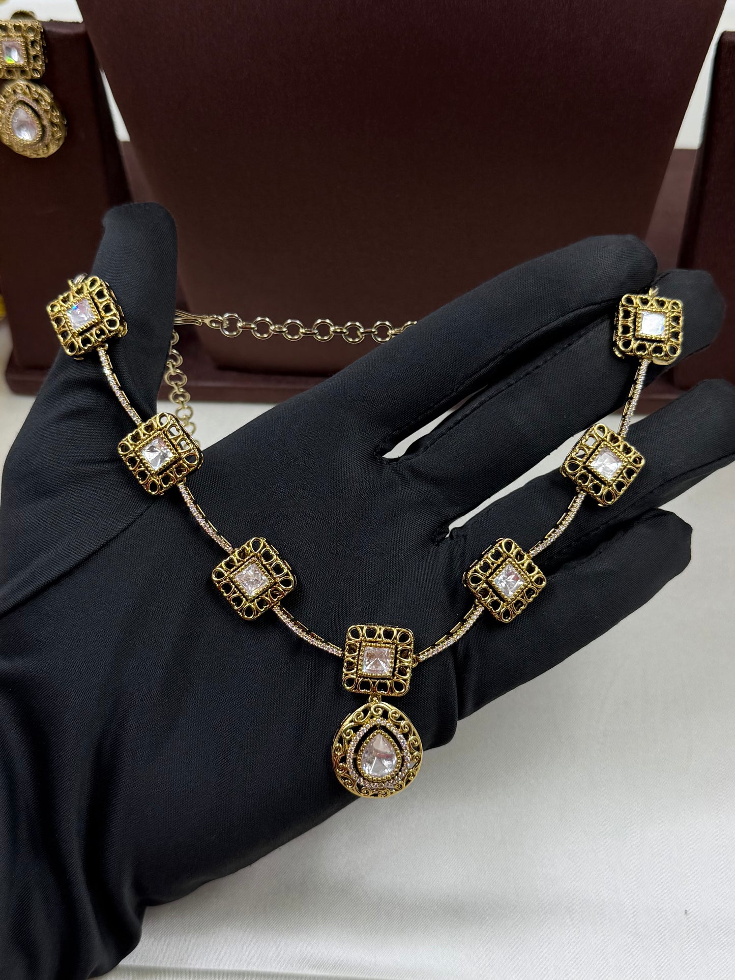 Harshada Victorian Premium Necklace