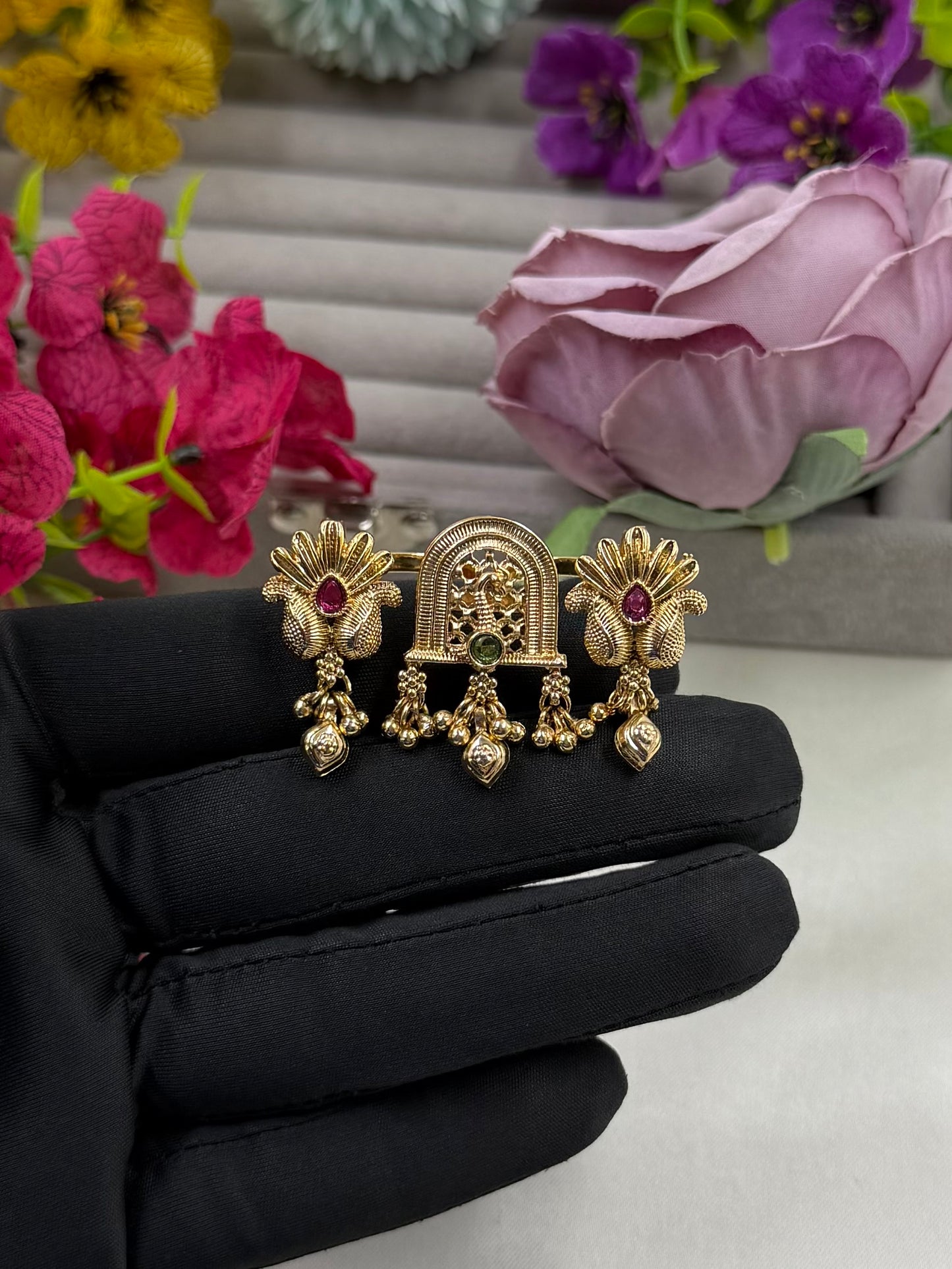 Mansi Heritage Ring (Adjustable)