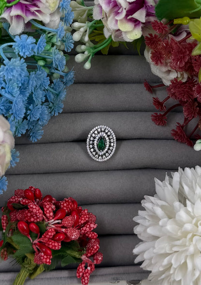 Eloise American Diamond Ring (Adjustable)