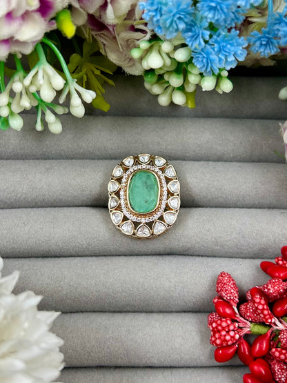 Zayla Moissanite Ring (Adjustable)