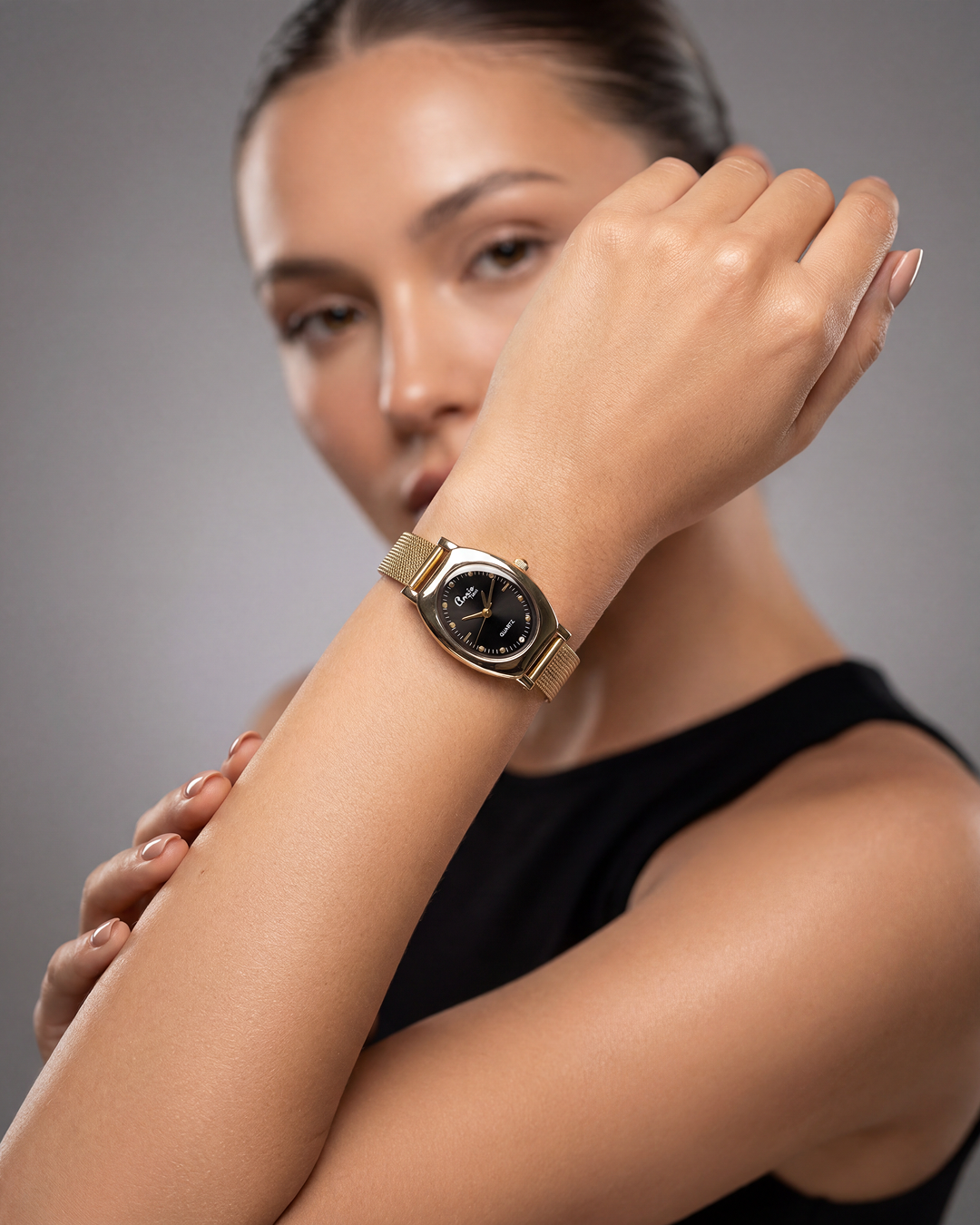 Nisha Anti-Tarnish Stainless Steel Watch (Adjustable)