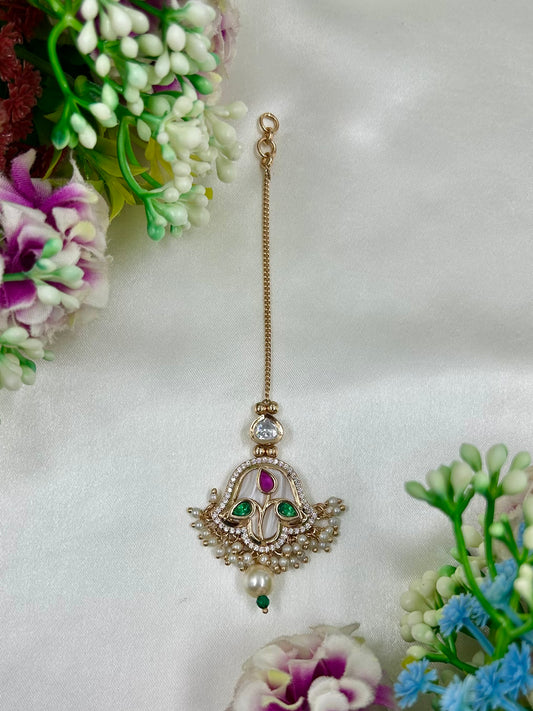 Welsey Moissanite Mang Tika