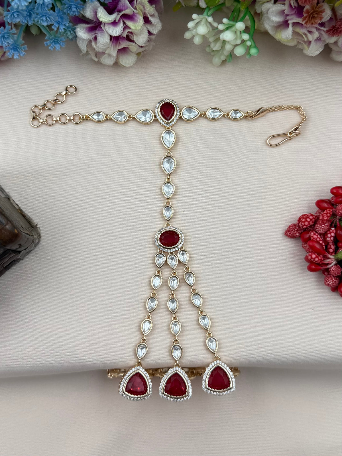 Yamini Moissanite Hath Panja (One Pis)